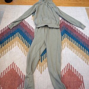 Women's Olive Green Tracksuit Set Tuxy